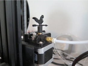 girouette de l'extrudeuse spinner Imprimante 3d accessoires extrudeuse 3d print model - Mito3D