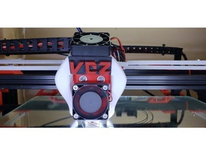 e3d hurricane height adjustable 3d printer parts cr10 x5s 3d print model - Mito3D