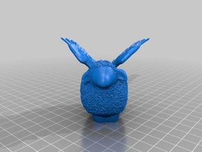 sheep w wings art 3d print model - Mito3D