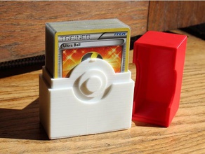 pokemon tcg card box offizielle ärmel Spiele 3d print model - Mito3D