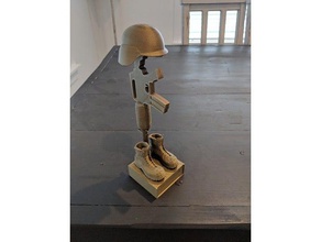 Soldaten Kreuz battlefield memorial 3d print model - Mito3D