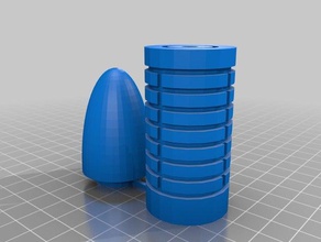 tank rocket engineering 3d print model - Mito3D