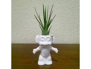 planta de aire troll decoración la muñeca figura estatuilla juguete 3d print model - Mito3D