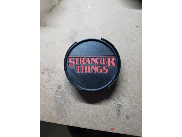 stranger things coasters holder coaster drink eleven 3D print model - Mito3D