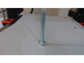 1 4-20 2 inch bolt embedded knob 3d print model - Mito3D