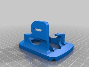 pancake stepper body fixed mounts 3d printer parts 3d print model - Mito3D