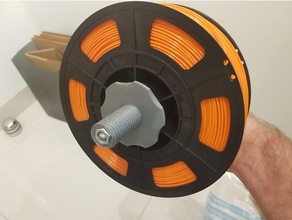 universal self-centering filament spool-hub stecken 3d Drucker Zubehör filament-Spule spool holder 3d print model - Mito3D