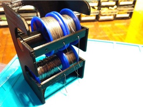 soldar fio organizador eletrônica o de solda 3d print model - Mito3D