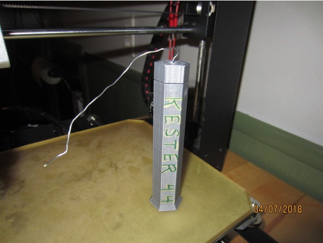 solder storage tube dispenser screw anti-roll model electronics 3D print model - Mito3D