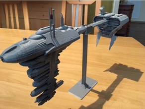 nebulon-b frigate vehicles nebulon b rebels stand star wars 3d print model - Mito3D