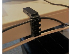 tabla organizador de cable 5 pies por vida doblar organización el gestión cables orginizer 3d print model - Mito3D
