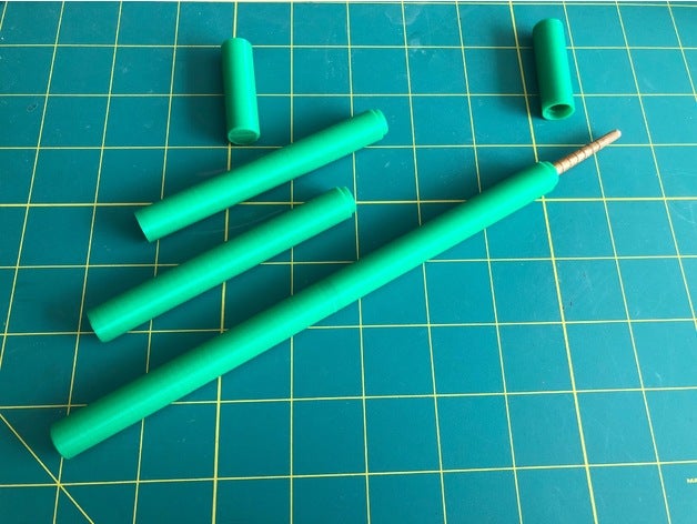chopstick case 3 piece containers 3D print model - Mito3D