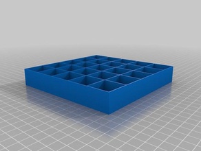 griglia quadrata pugno giocattolo & accessori di gioco dnd piastrelle 3d print model - Mito3D