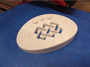 celtic soap dish bathroom knot knotwork 3d print model - Mito3D