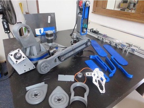 tunnelplan 3d baskı robot kol ar2 edo testleri 3d print model - Mito3D