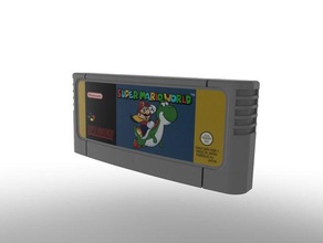 super nintendo classic mini-Kassette video-Spiele mario snes 3d print model - Mito3D