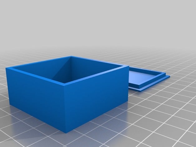 caja con tapa escalable organizasyon kutusu madewithtinkercad tinkercad 3D print model - Mito3D