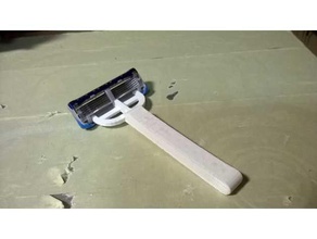 gillette bıçak tutucu yedek parça bıçaklar fusion Tıraş bıçağı jilet 3d print model - Mito3D