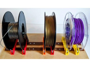 tush2 - sürgülü pozisyonları 3d yazıcı aksesuarları baskı 608 rulman filaman filament biriktirme tutucu makara olabilir 3d print model - Mito3D