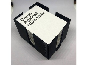 cartão do separador bandeja de cartões contra a humanidade caixa - cah jogos jogo titular 3d print model - Mito3D