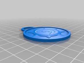 hearthstone necklace 3d printing 3d print model - Mito3D