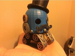 steampunk pacman ghost sculptures 3d print model - Mito3D