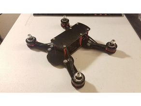 fpv racing drone 5dans quad r c véhicules les drones de course fpv250 3d print model - Mito3D