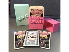 Monopol-card-Inhaber Spielzeug & Spiele box - Karte Spiel Halter Monopol 3d print model - Mito3D