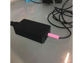 surface pro cable protector de espalda el microsoft alambre 3d print model - Mito3D