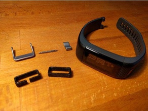 garmin vivosmart hr+ replacement strap retainer loop parts watch 3d print model - Mito3D