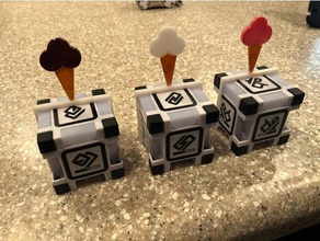 cozmo robot ice cream decoration blocks robotics 3d print model - Mito3D