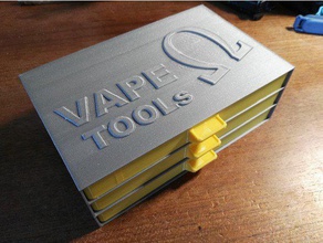 vape tool box holders & boxes 3djake fusion360 storage tools station 3d print model - Mito3D