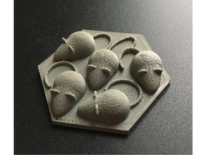 gloomhaven rat swarm 3d printing 3d print model - Mito3D