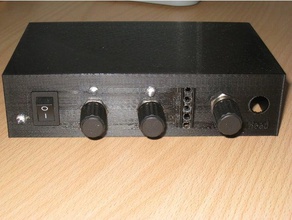 table de mixage boîte 2ch+tête téléphones l'audio 3d print model - Mito3D