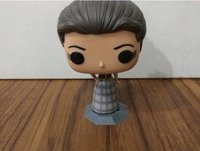 outlander claire fraser funko pop stand - 2 versions toys & games display toy 3d print model - Mito3D