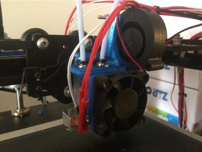 creality ender 4 chimera hotend montieren 3d-Drucker Teile dual-extrusion tag 3d print model - Mito3D