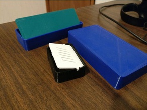 flip kapaklı kutu ev küçük bir 3d print model - Mito3D