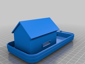 house barge toys & games 3d print model - Mito3D
