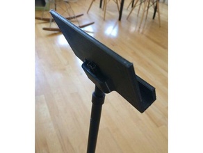 ipad tablet music stand mount holder 3d print model - Mito3D
