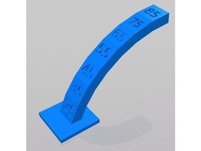 simple overhang test 3d printing tests benchmark calibration printer print 3d print model - Mito3D