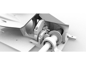 openrc f1 interni gear box mod r c i veicoli riduttore 3d print model - Mito3D