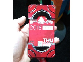 kalos pokedex badge holder props pax pokemon 3d print model - Mito3D