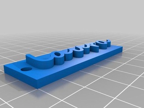 laura nombre de llavero llaveros 3d print model - Mito3D