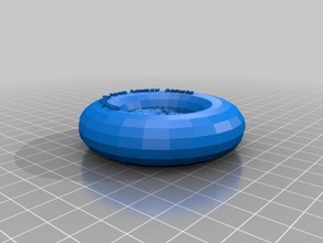 cowboy donut 3d printing 3d print model - Mito3D