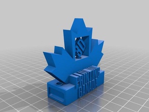 maple leaf benchy 3d printing tests canada 3dbenchy benchmark day canadian 3d print model - Mito3D