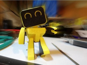 bot jeebo v 002 Modell-Roboter Roboter 3d print model - Mito3D