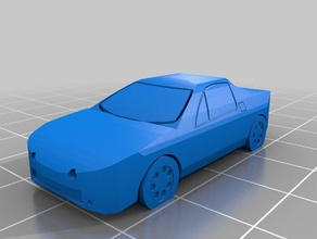 low poly honda crx del sol vehicles 3d print model - Mito3D