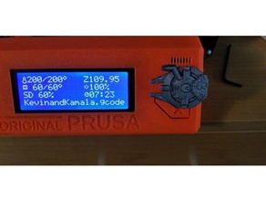 prusa mk3 millennium falcon control knob 3d-Drucker Teile 3d print model - Mito3D