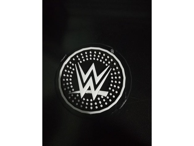 logo de la wwe en montaña rusa los hogares Logo 3d puede mesa café beber las gafas titular el logotipo pop bicarbonato soda lata refresco 3D print model - Mito3D