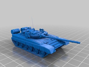 t-80 tank araç savaş tankı askeri modeli Rus t80 II 2 Dünya Savaşı 3d print model - Mito3D